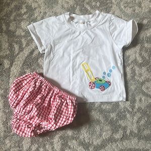 Little Bear Smocks 12m set diaper cover